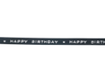 Μαύρη Αυτοκόλλητη Χαρτοταινία - Happy Birthday