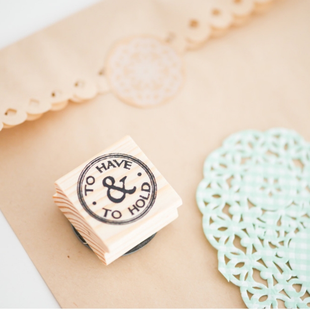 Picture of Rubber Stamp To have and to hold