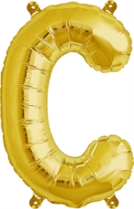 Picture of Foil Balloon Letter C gold 40 cm