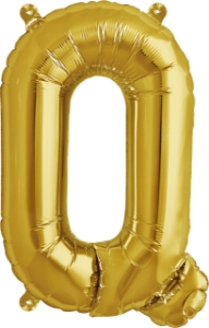 Picture of Foil Balloon Letter Q gold 40cm