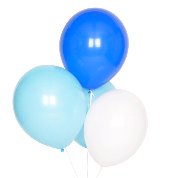 Σετ μπαλόνια - Μπλε (10τμχ)