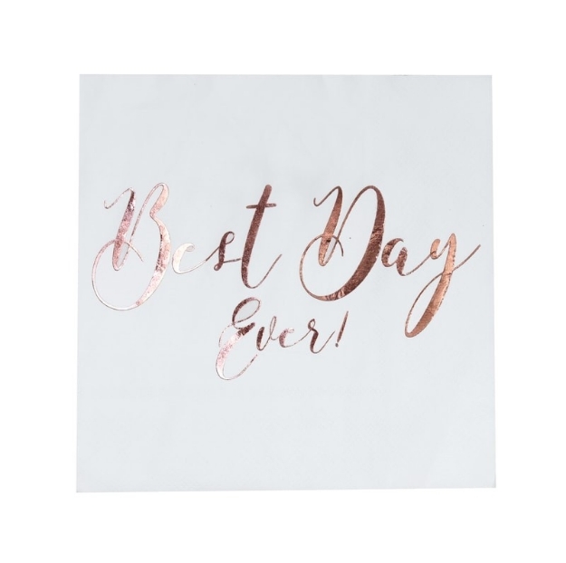 Picture of Paper napkins -  Best day ever (20pcs)