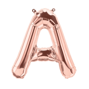 Picture of Foil Balloon Letter A rose gold 40cm