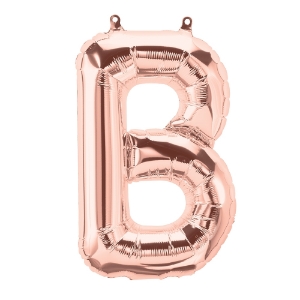 Picture of Foil Balloon Letter B rose gold 40cm