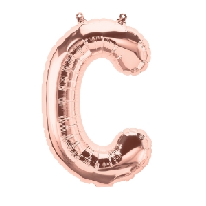 Picture of Foil Balloon Letter C rose gold 40cm