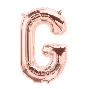 Picture of Foil Balloon Letter G rose gold 40cm
