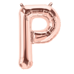 Picture of Foil Balloon Letter P rose gold 40cm