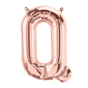 Picture of Foil Balloon Letter Q rose gold 40cm