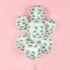 Picture of Printed balloons - Green leaves (5 pcs)