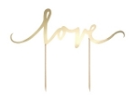 Picture of Cake topper- Love gold