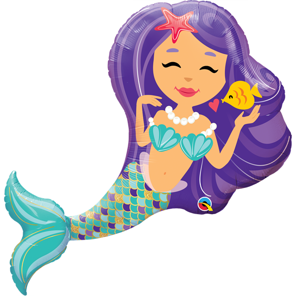 Picture of  Foil Balloon Mermaid 97cm