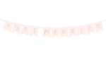 Picture of Banner Just Married - light pink
