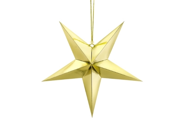 Χρυσό διακοσμητικό αστέρι  (70εκ)