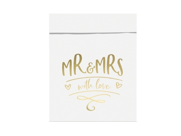 Σακουλάκια για κεράσματα ''Mr & Mrs'' (6τμχ)