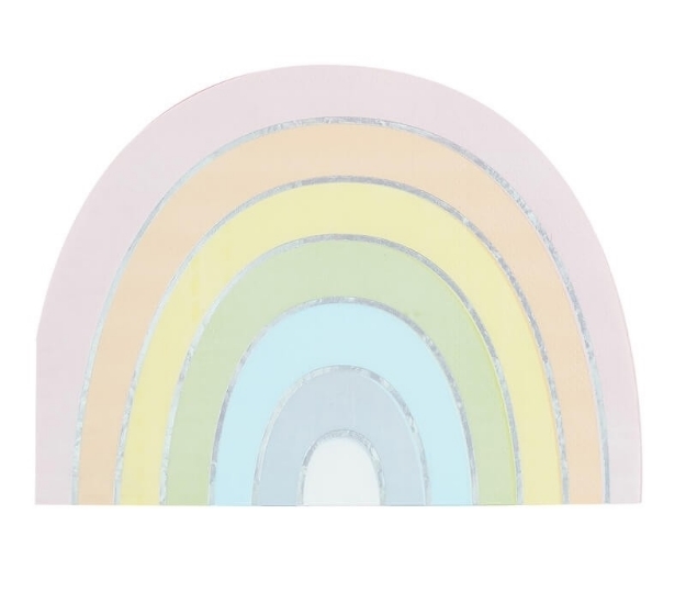 Picture of Paper napkins - Pastel Rainbow (16pcs)