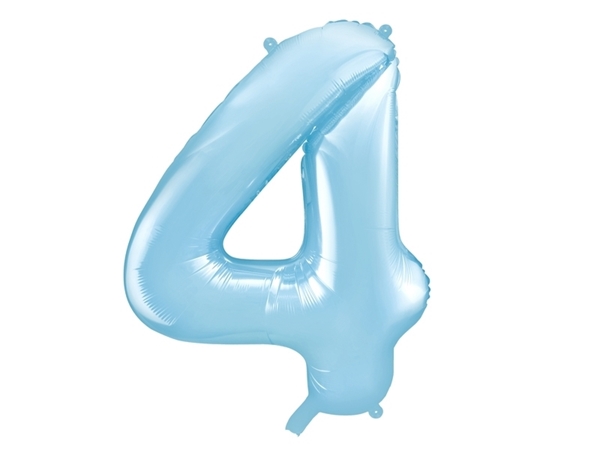 Μπαλόνι Αριθμός 4 Γαλάζιο 86cm