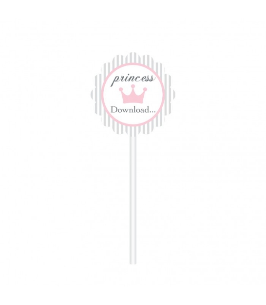 Διακοσμητικά sticks για cupcakes - Princess download