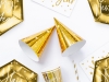 Picture of Party hats -Gold with stars (6pcs)
