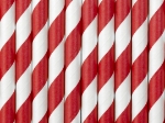 Picture of Red and white striped straws (10pc.)