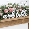 Ξύλινα γράμματα - Wish table
