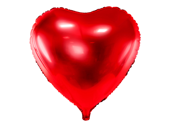 Μπαλόνι Foil σε σχήμα Καρδιά - Kόκκινο