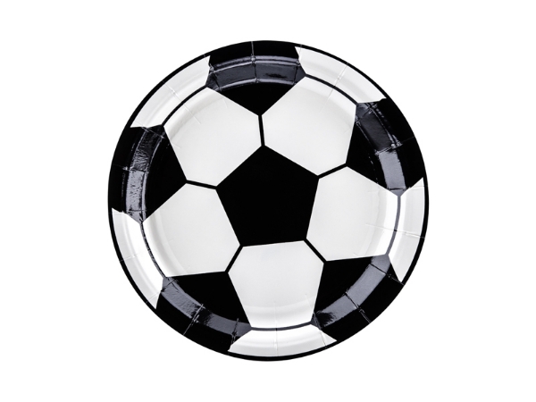 Picture of Side paper plates - Football (6pcs)