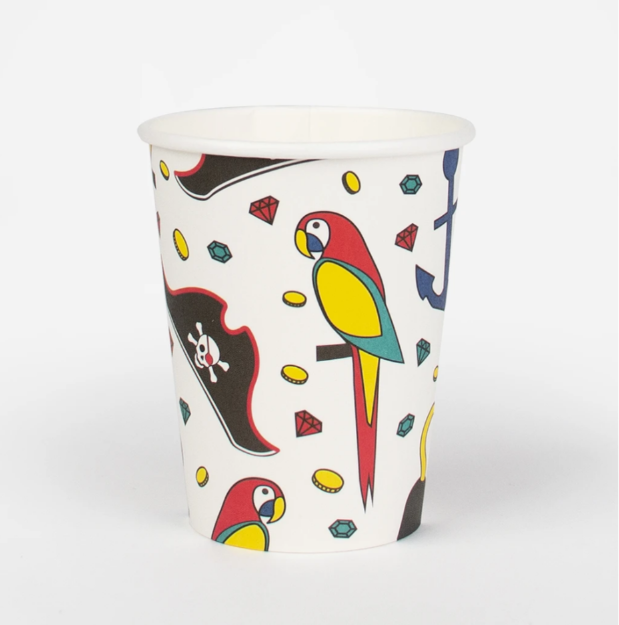 Picture of Paper cups - Pirate (8pcs)