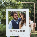 Picture of Personalized wedding frame (copper)