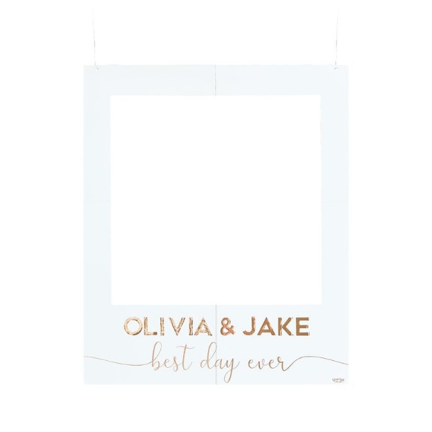Picture of Personalized wedding frame (copper)