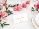 Picture of Place card holders triangles - Rose gold