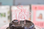 Picture of Cake topper - She said yes 