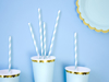 Picture of Baby blue and white striped straws (10pc.)