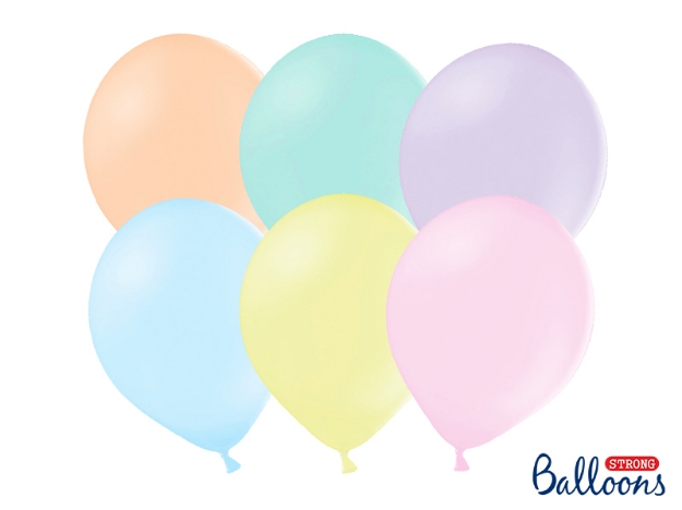 Σετ μπαλόνια - Παστέλ (10τμχ)