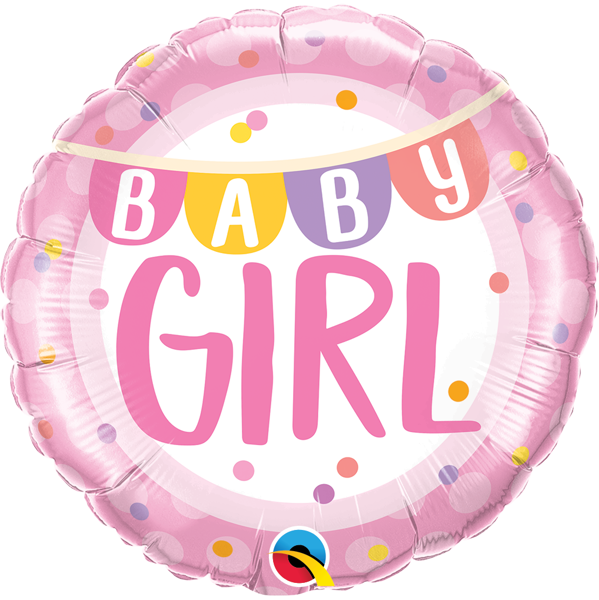 Picture of Foil balloon Βaby Girl