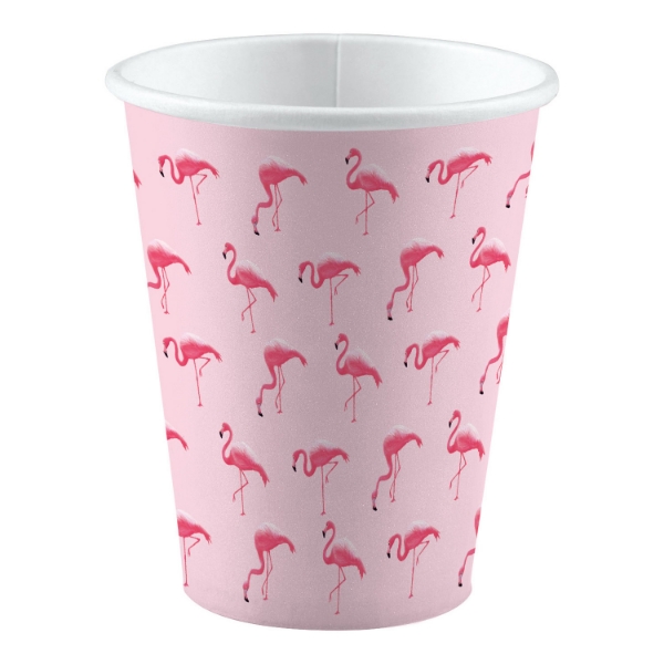 Picture of Paper cups - Flamingo (8pcs)