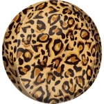 Μπαλόνι foil στρόγγυλη μπάλα leopard print
