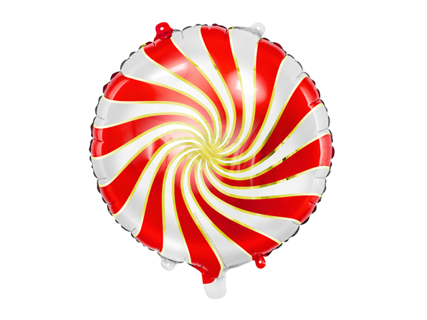 Picture of Foil Balloon Candy red - gold