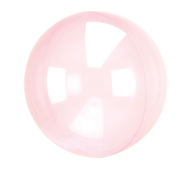 Μπαλόνι σε στρόγγυλο σχήμα - Διάφανο ροζ