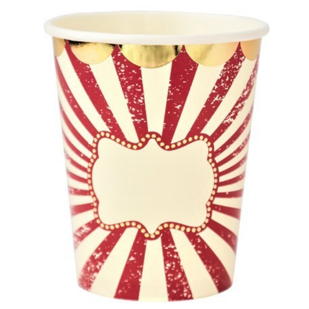 Picture of Paper cups - Circus (8pcs)