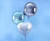 Picture of Foil balloon ball light blue