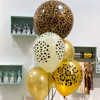 Μπαλόνι foil στρόγγυλη μπάλα leopard print