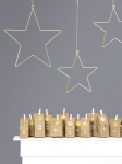 Picture of Metal hanging decorations  - Stars (2pcs)