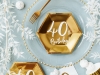 Χάρτινα πιάτα γλυκού - 40th Birthday! (6τμχ)