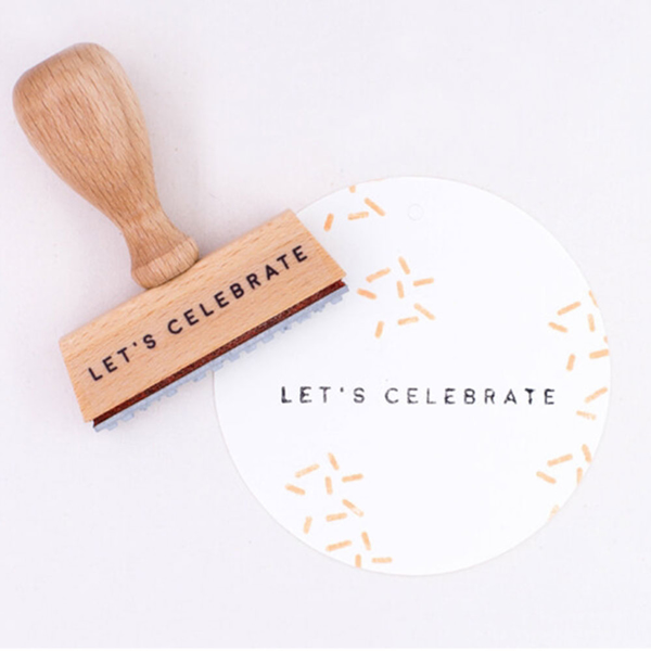 Picture of Rubber stamp_ Let's celebrate
