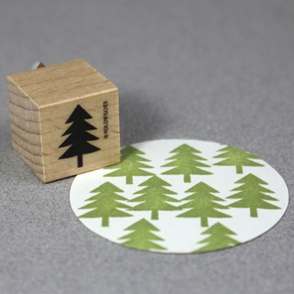 Picture of Rubber Stamp Fir tree