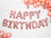 Picture of Foil Balloons Kit HAPPY BIRTHDAY rose gold