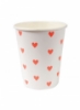 Picture of Paper cups with hearts (Meri Meri) (12pcs)