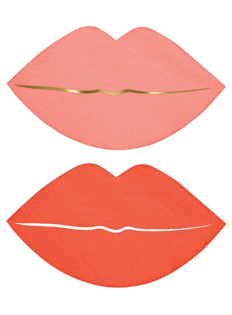 Picture of Paper napkins - Lips  (Meri Meri)