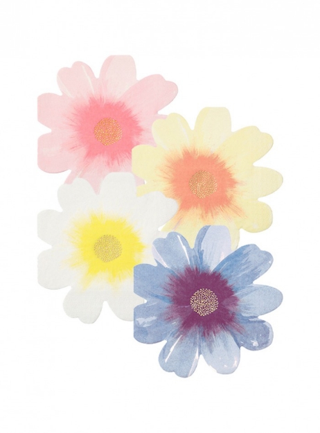 Χαρτοπετσέτες - Λουλούδια (Meri Meri) (16τμχ)