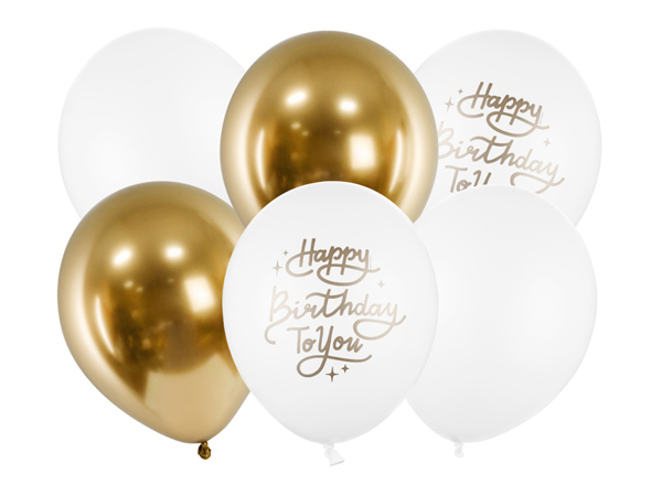 Picture of Set balloons - Happy birthday to you (6 pcs)